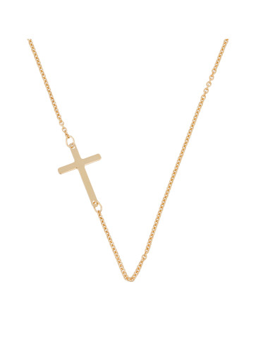 Collier "Petite croix" Or Jaune 375/1000